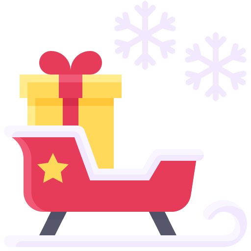 Santa claus sled - Free christmas icons