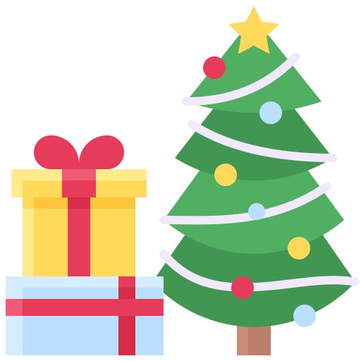 Árbol de navidad icono gratis