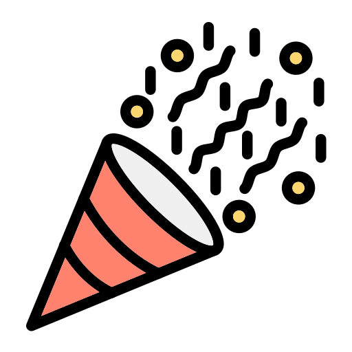 Confetti - free icon