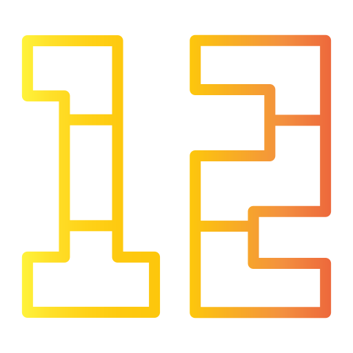 Twelve free icon