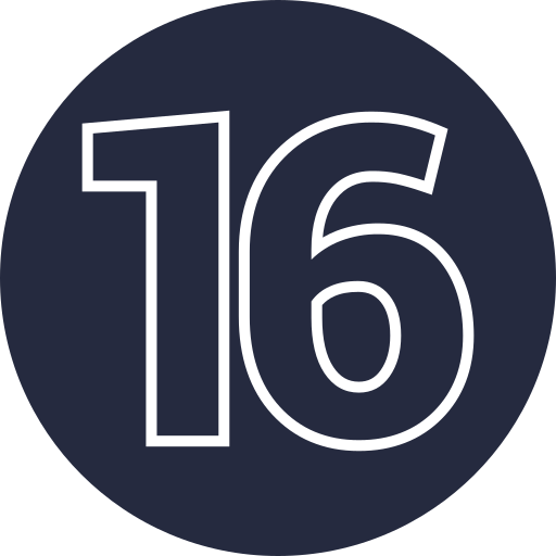 16 Icône gratuit 16 Icône gratuit