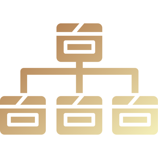 Sitemap Generic Flat Gradient icon