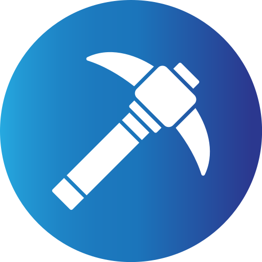 Pickaxe Generic Blue icon