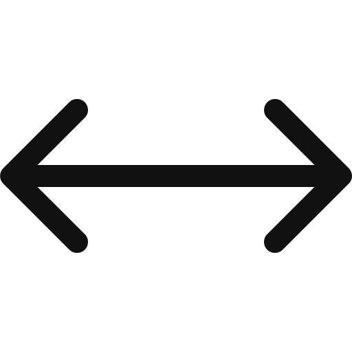 Left and right Generic Basic Outline icon