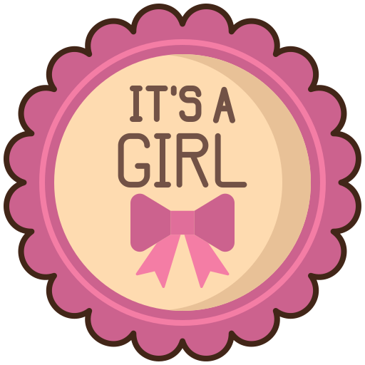 Gender reveal Generic Outline Color icon