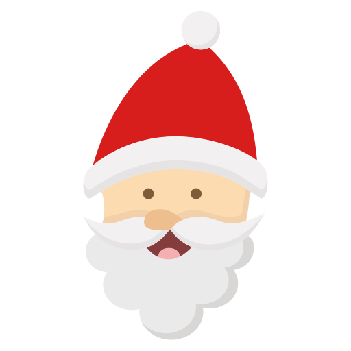 papá noel icono gratis