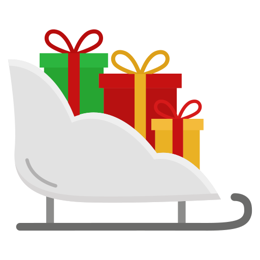 Santa claus sled free icon Santa claus sled free icon