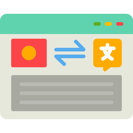 traductor icono gratis