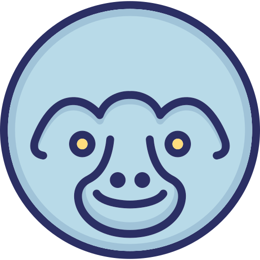 chimpancé icono gratis