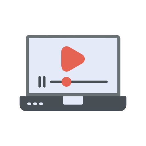 reproductor de video icono gratis