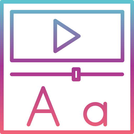 video lección icono gratis