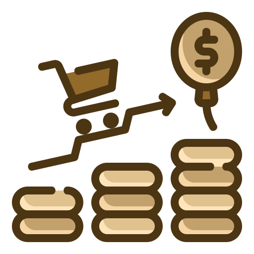 Inflation free icon Inflation free icon