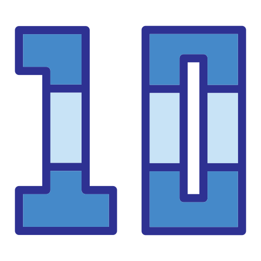 dix Icône gratuit dix Icône gratuit