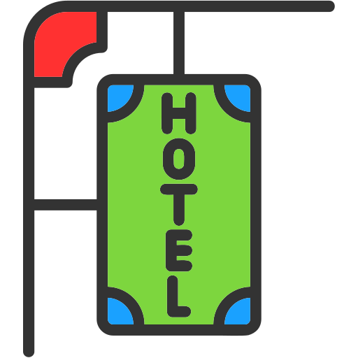 signo de hotel icono gratis