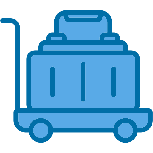 carrito de equipaje icono gratis