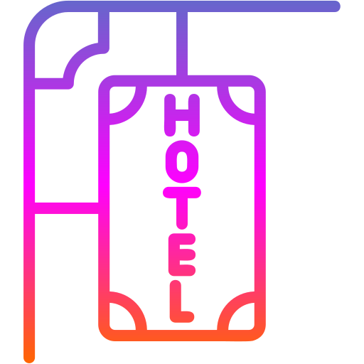 signo de hotel icono gratis