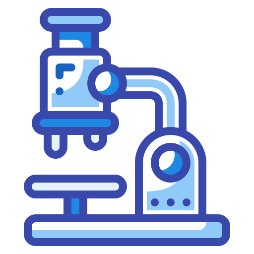 Microscope Generic Blue icon