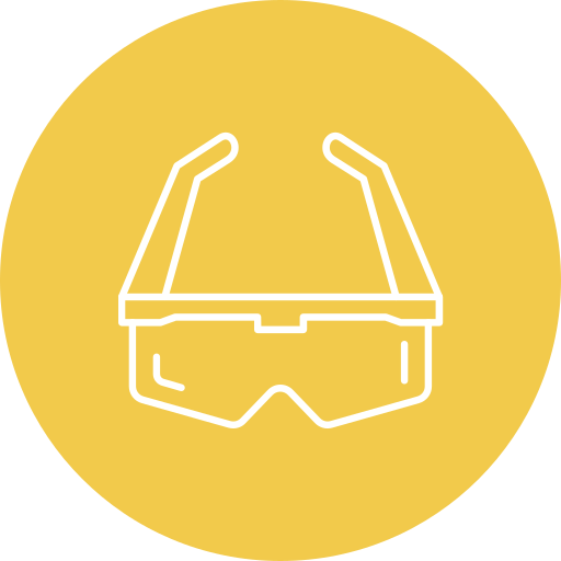 lentes de seguridad icono gratis