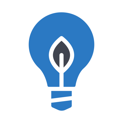 Eco bulb free icon