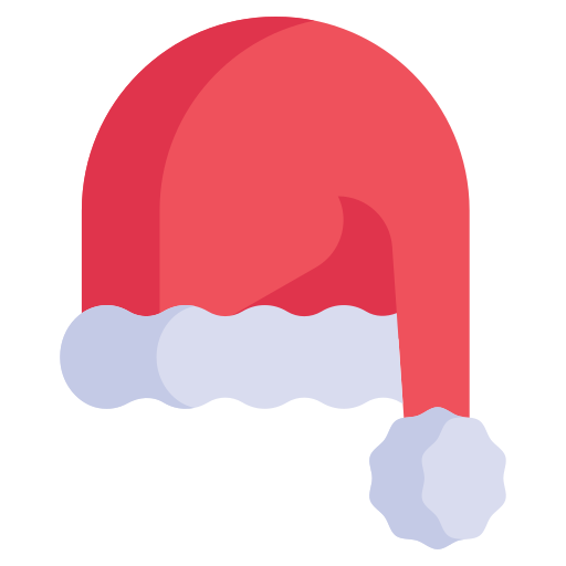 gorro navideño icono gratis