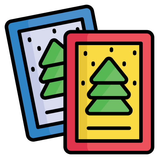 tarjeta de navidad icono gratis