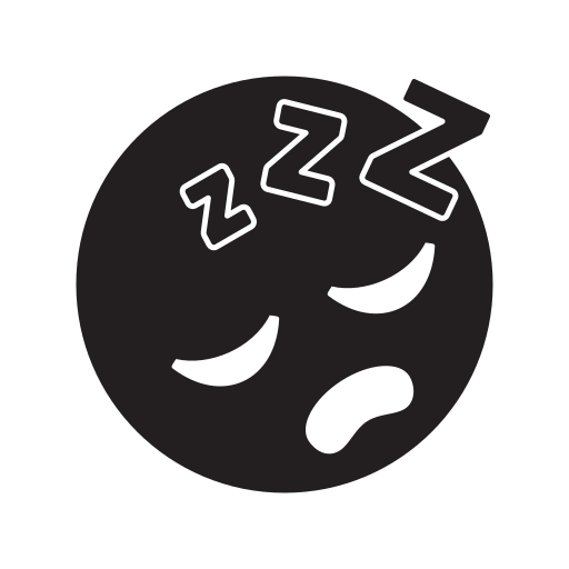 dormido icono gratis