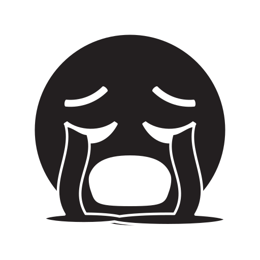 Crying Generic Glyph icon