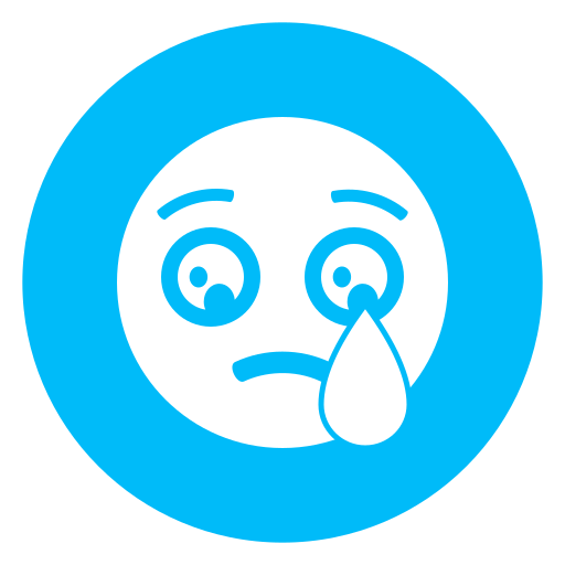 Crying free icon
