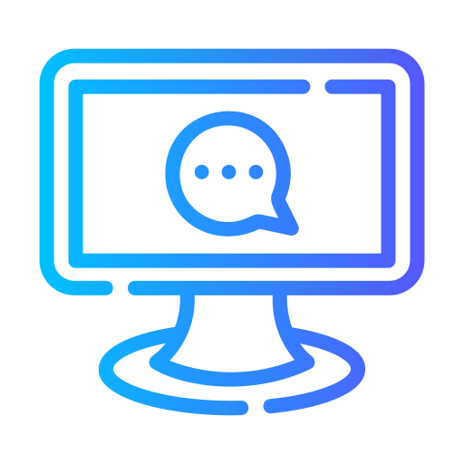 Talk show Generic Gradient icon