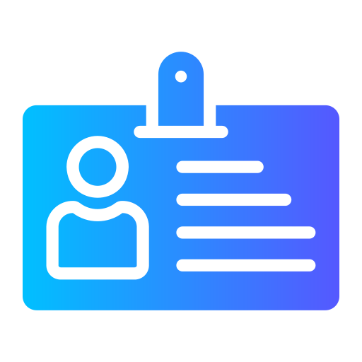 tarjeta de identificación icono gratis