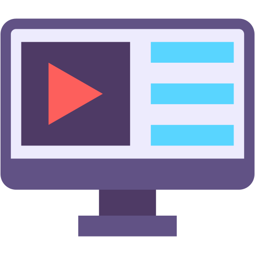 Live streaming Generic Flat icon