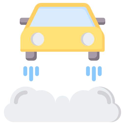 carro volador icono gratis