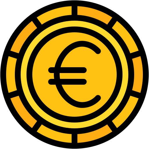 euro icono gratis