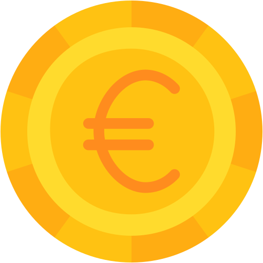 euro icono gratis