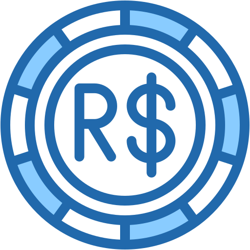 real brasileño icono gratis