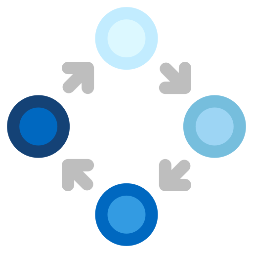 Diagrama de flujo icono gratis