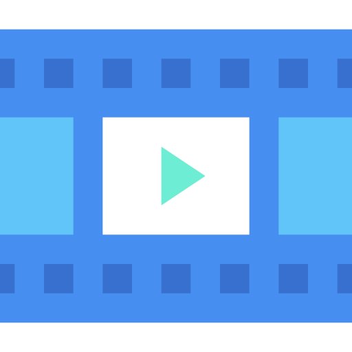 Film Reel Generic Blue icon