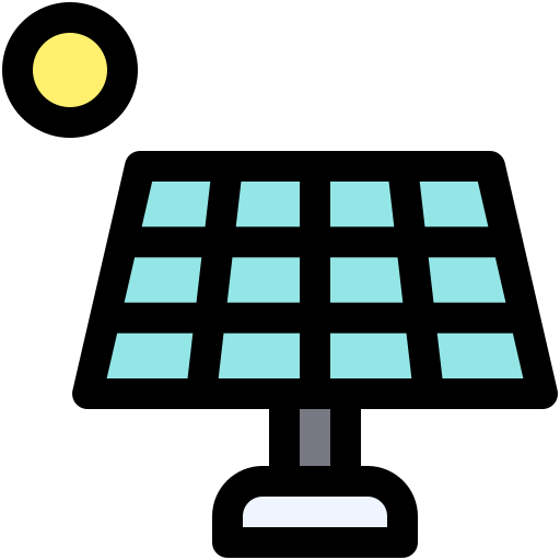 panel solar icono gratis