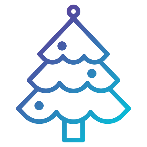 Árbol de navidad icono gratis