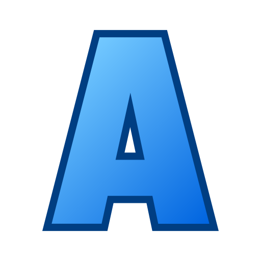 Letter A Generic Lineal Color Gradient icon