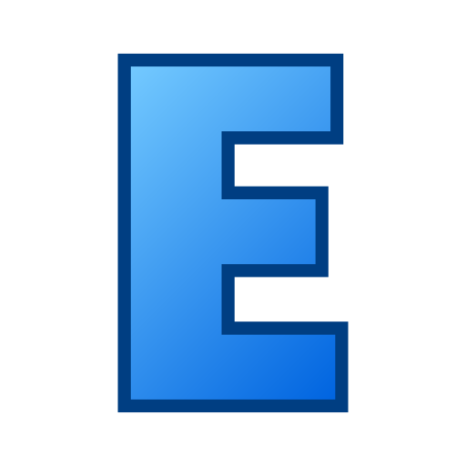 Letter e - Free education icons