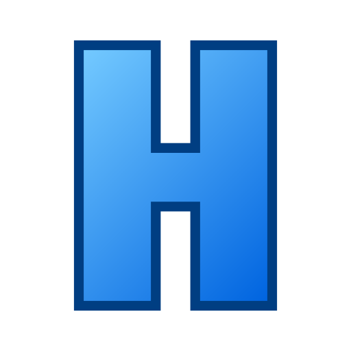 Letter h - Free education icons