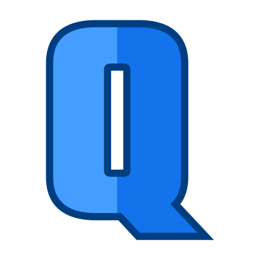 Letter Q Generic Outline Color Icon