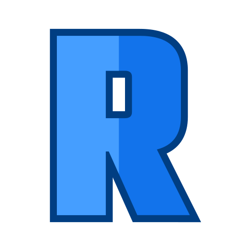 Letter r Generic Outline Color icon