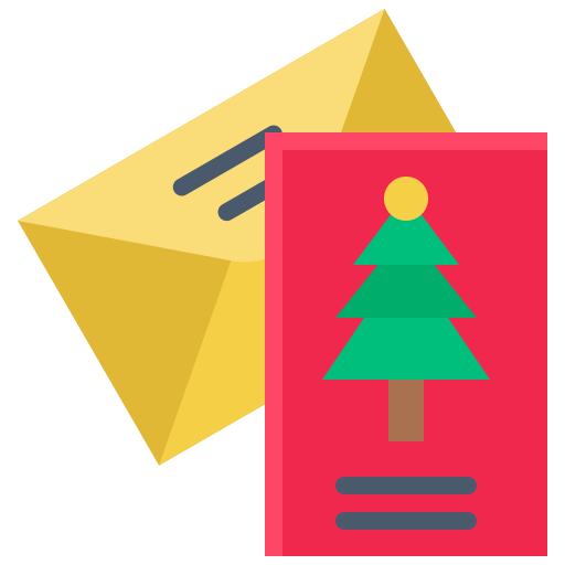 tarjeta de navidad icono gratis