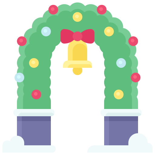 arco de boda icono gratis