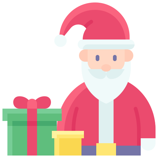 papá noel icono gratis