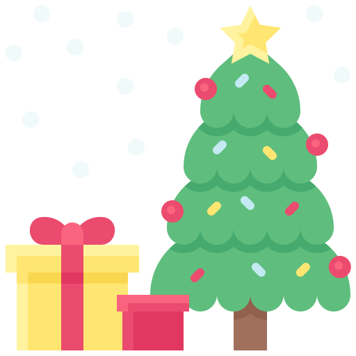 Árbol de navidad icono gratis