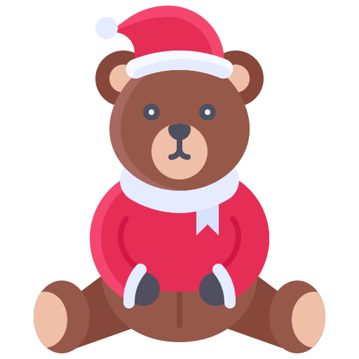 Teddy bear - Free christmas icons
