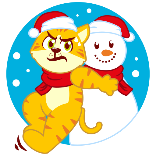 schneemann kostenlos Sticker